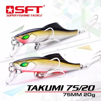 Luksuzna serija Takumi 75-20 Minnow Lure Japan sa dobrom kutijom brand SFT 75mm/20g тонущая riblja mamac ribolov