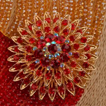 Iznenađujuće crvena i champagne gold ab 25 redaka ogrlica ogrlica afričke vjenčanje perle nigerijski komplet nakita Crystal