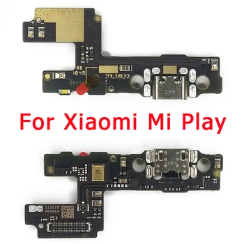 Originalna naknada tereti za Xiaomi Mi Play Charging Port USB Plug PCB Dock Connector Flex Cable zamjena rezervnih dijelova