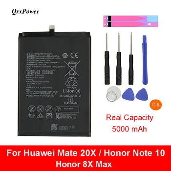 QrxPower zamjena baterije 5000mAh HB3973A5ECW za Huawei Mate 20X EVR-AL00 / Honor Note 10 / Honor 8X Max