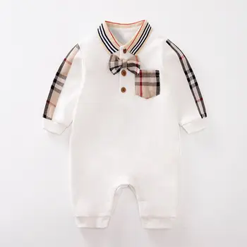 Bodys odjeća za dječake odjeća za novorođenčad proljeće i jesen dugi rukav Ropa Bebe kombinezon dijete luk dječje odjeće za djecu