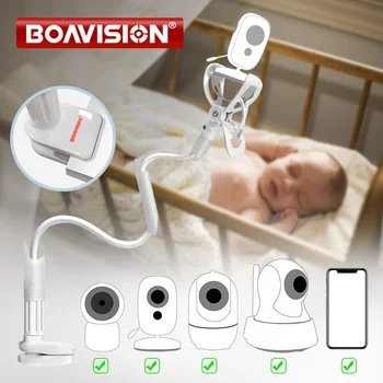 Višenamjenski držač telefona stalak krevet lijeni kolijevka duge ruke podesiv 85 cm baby monitor Zidni držač fotoaparata za police X5