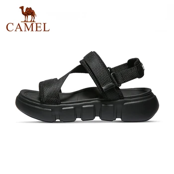 Deve sandale cipele muški ženski moda ljeto vanjski sandale crni debeli potplat plaže sandale otporan na habanje slobodno vrijeme sportske sandale