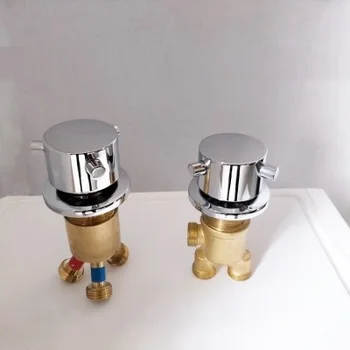 MTTUZK Jacuzzi faucet accessories split type hot and cold water miješanje switch 1 in 2 out water separator bath switching valves