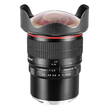 Meike 8 mm F3.5 blenda ultra široki kut fish eye efekti ručni fokus objektiva za APS-C беззеркальная skladište za Canon za Sony Emount
