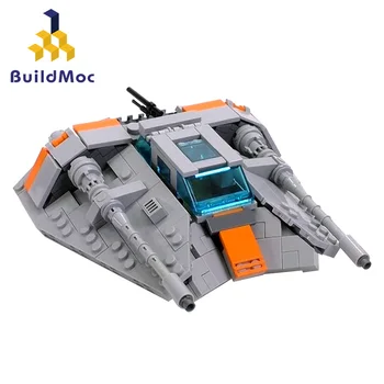 Buildmoc StarW 75261 15626 The Empire Strikes Back Snowspeeder Anniversary Edition Minifig Scale Building Kit Model Igračke