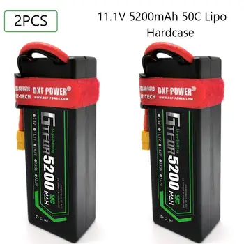 GTFDR LIPO Baterija 3S 11.1 V 5200mAh 50C XT60 T Plug Gitare Lipo Battery for RC HPI HSP 1/8 1/10 Buggy RC Car Truck Offroad