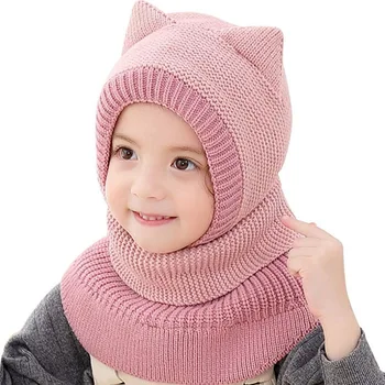 Doit od 2 do 6 godina zimska kapa za djecu Kape dječaci Kapa dijete plesti krzna kape zaštititi lice vrat vjetrobran dijete djevojke ушанка kape