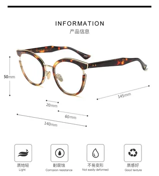Brend dizajner sjajne naočale okvir žene stare Dame mačka naočale okvir prozirne leće za naočale za čitanje optičkih naočala okvir NX