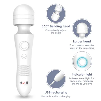 Vibratori AV Magic Ponuda vibrator za žene stimulator klitorisa Multi Speeds Adult Sex Toy For Women USB Recharge dildo silikon