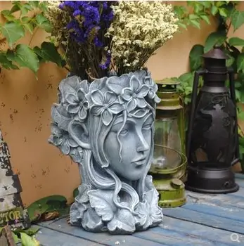 Grčka boginja glava lončanica, kreativni nordijsko kip Venere, kućni ukras obrt