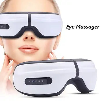 Sklopivi električni vibracija briga za vaše oči maser grijanje terapija za opuštanje naočale on uzima vrući oblog vibracijske tehnologije
