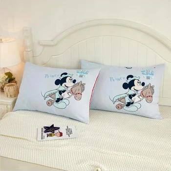 Popusti!Disney pamuk jastučnice 2 kom. crtani film Mickey Minnie Princeza par jastučnicu ukrasne jastučnice 48x74cm