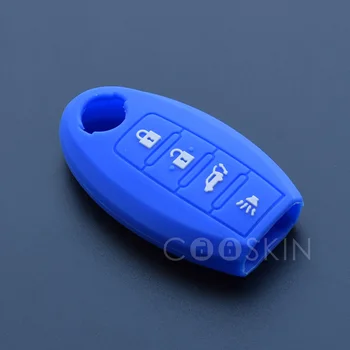 4 gumba Silikonska kapa ključ vozila daljinski privjesak Shell Cases za Nissan Altima Maxima auto oprema 10 kom./lot