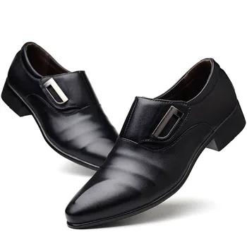 Muški haljina cipele pune uzorak muškarci formalne cipele od umjetne kože luksuzni Modni mladenka vjenčanje cipele muškarci oxford cipele haljina veličina 38-48