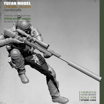 1/35 Смоляная figurica model američkog vojnika snajper YWW-1990