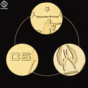 Svjetska igra CS GO Counter Strike dizajn Zlatni suvenir oznaku novčić vrijednost dara