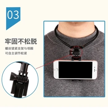 Univerzalni mini-селфи štap Hands-free монопод pucati držač vrata селфи obujmica za pričvršćenje za kretanje Smart telefon DV
