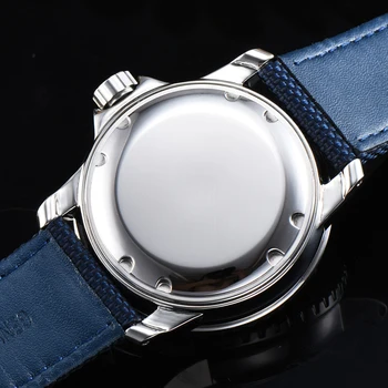 Corgeut 45 mm sportski dizajn satovi luksuzni top-brand mehanički sjajni ruke automatski Self-Wind berba mens watch