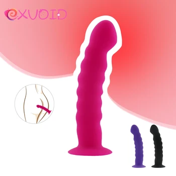 EXVOID penis dildo silikonska dojenče analni čep vagine je G-točka masaža seks-igračke za žene i muškarce gay sex shop proizvode za odrasle
