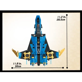 Ninja Jays Oluja Fighter Building Blocks svemirski brod Wars figurice model građevinske cigle poklon igračke