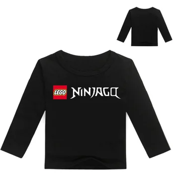 Maloprodajna Proljeće Dječaci Sa Dugim Rukavima Majice Djeca Ninja Ninjago Odjeća Djevojka Pamuk Crtani, Tiskani Djecu Dječja Odjeća Top Tee