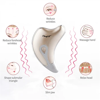 Electirc struganje terapija vibrator Гуаша maser face i pritegnite struganje, glačanje USB uz nadoplatu Heallth alat za njegu ljepote