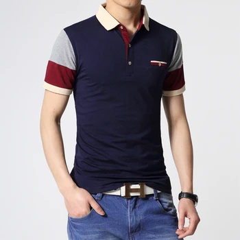 Plus size 5XL ljetne muške polo majice vrhunske kvalitete pamuka kratkih rukava Camisa Camisa Masculina MT457