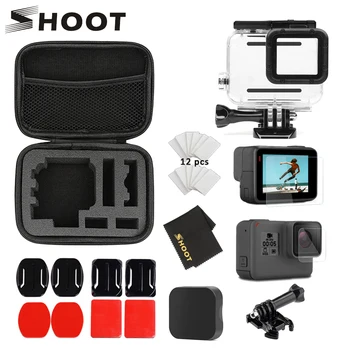 SHOOT for Gopro Hero 7 6 5 Black Accessories Set Waterproof Case Protection Frame Collection Case for Gopro 7 6 5 Go Pro Camera