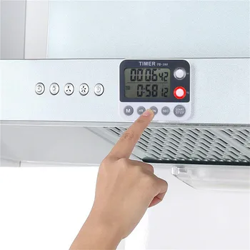 Digitalni LCD kuhinjski timer alarm Countup odbrojavanje Muctifuctional praktični pribor za kuhanje, kuhinjski pribor i alati