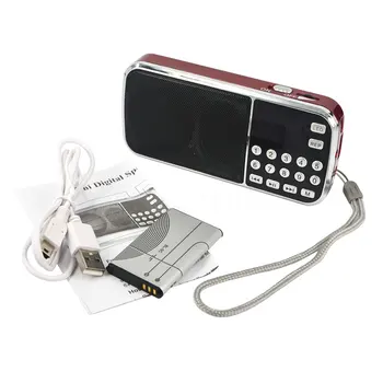 Kebidu prijenosni L-088 zvučnik MP3 audio music player FM radio zvučnik s baterijom USB AUX TF