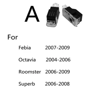 2 komada automobil LED vrata Dobrodošli na svjetlo projektora logo duh sjene svjetla za Škoda Octavia A5 i Superb stari Febia Roomster 2005-2008 2013