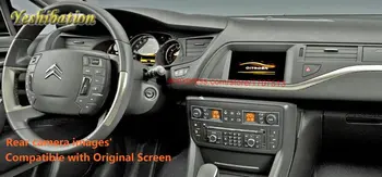 Originalni auto zaslon adapter žice za Peugeot 508 Citroen C5 posvećena reverzibilni stražnja kamera video priključak kabel