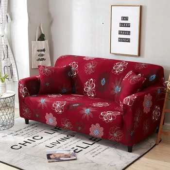 Moderni minimalistički protežu kauč poklopac all inclusive pune boje tkanine kauč poklopac puni surround Kauč na Kauč vodootporni poklopac
