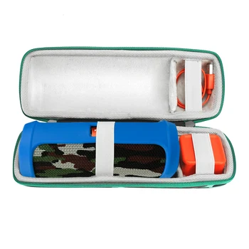 2 u 1 kamuflaža EVA tvrdi prijenosna torba za pohranu+ Mekana silikonska torbica za JBL Flip 4 Bluetooth zvučnik torbica za JBL Flip 4 stupca