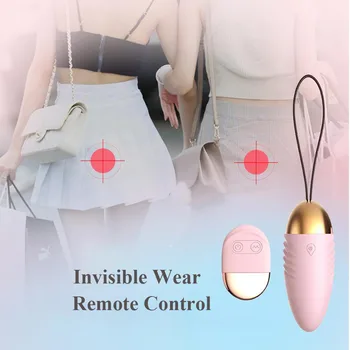 EXVOID Remote Egg Vibrator seks-igračke za žene jake vibracije stimulator klitorisa i G-Spot maser vibratori za ženskog orgazma
