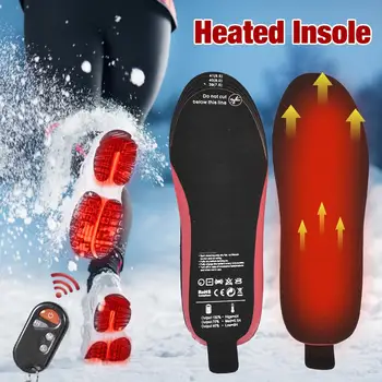 1900mAh 240V USB Heated Insole s daljinskim upravljanjem sigurno topliji za noge za lov toplo čarapa mat periva termo uložak