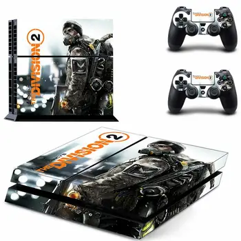 The Division 2 PS4 Stickers Play station 4 Skin PS 4 Sticker Decal Cover For PlayStation 4 PS4 Konzole & Controller Skins vinil