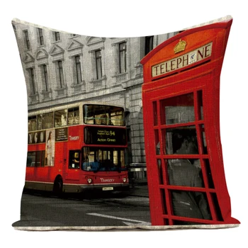 Jastučnica London Style Baciti Jastučnice Beefeater Sjedalo Britanska Zastava Vojnici Jastučnice Home Decor Za Kauč Automobila