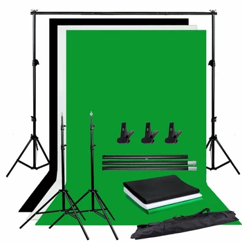 Studio fotografija komplet rasvjeta 2x2m pozadinski sustav za podršku 4color pozadina 50 * 70 cm софтбокс 135 W / 25 W žarulja foto komplet rasvjeta
