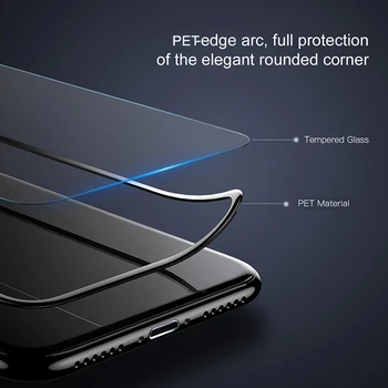 Baseus prednji kaljeno staklo-folija za iPhone X 0.23 mm mekani rub Pet potpunu pokrivenost ultra tanki zaslon zaštitnik staklo za iPhone X