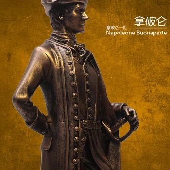 Klasicni europske figure ukrašene uredskim dekor klasicni Napoleon skulptura istraživanje viteški oklop ratnika kipić mala brojka, obrt