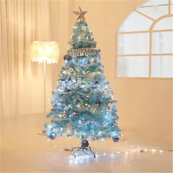 1pc Božić Tiffany plava simulacija Kedar 0,6 m pada snijeg stado Božićno drvce paket dekoracije isporuke KK46