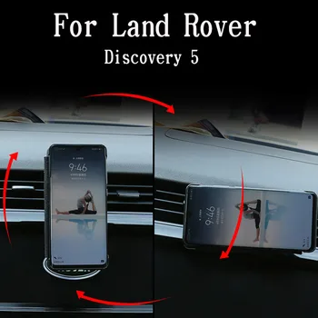 Auto-pribora za Land Rover Discovery 5 LR5 L462 2017 2018 2019 20 aluminijska legura Air Vent držač mobilnog telefona (bez logotipa)
