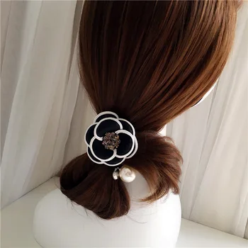 2017 FANSSEE moda djevojke pribor za kosu seljački mali svježi cvijet perle biseri оголовье gumicom elastične trake za kosu