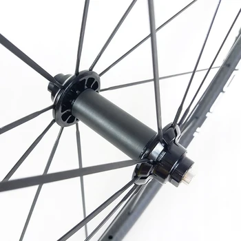 38 mm argument cestovni bicikl pravo povući ugljika točak par 25 mm U oblik Powerway R51 2:1 карбоновые koncentratori UD 3K 12K 700c utrke kotača