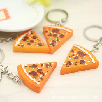 100 kom. / lot novost plastične hrana pizza privjesci Mini Pizze u obliku srca privjesci pokloni