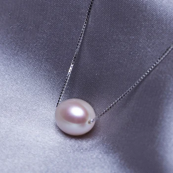 YIKALAISI 2017 biserna ogrlica prirodni biser ogrlica ogrlica privjesak nakit od bisera 925 sterling srebro nakit za žene