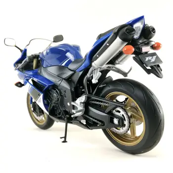 Welly 1:10 YAMAHA YZF R1 Blue Motorcycle Bike Model Toy New In Box