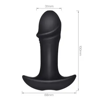 Vodootporan maser vibrator za G-spot-dildo anal balls analni čep za seks-igračka za odrasle analni dildo na baterije вибромассажер prostate